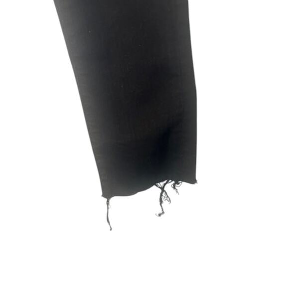 Frame Film Noir Black Forever Karlie Raw Hem Skinny Ankle Jeans Women Sz 25 - Picture 4 of 11
